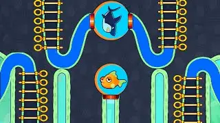 I Created Save the Fish New Updated Level with New Characters | Pull the Pin Android iOS Game