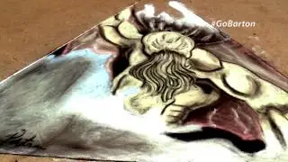 Sidewalk Chalk Art Contest Day 1