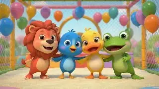 Colors & Animals Dance | Fun Jumping and Dancing Song for Kids