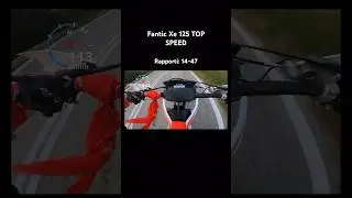 Fantic Xe 125 TOP SPEED #125cc #fantic #topspeed
