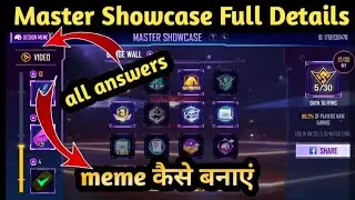 master showcase event free fire || ff new event || today new event free fire || free fire new event