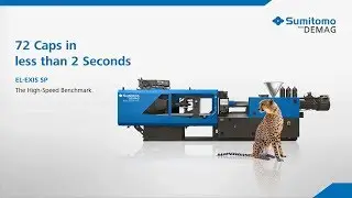 72 Caps moulding in under 2,0 seconds on a 300t El-Exis SP injection moulding machine