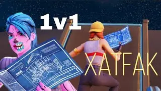 1V1 BUILD FIGHTING MAP : XATFAK🥶🚪