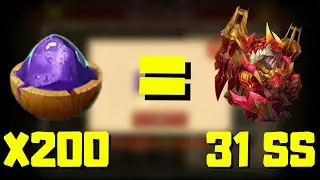 Trying to get 31 Dynamica SS with 200 MP | Castle Clash
