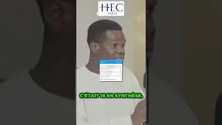 Voici Syndou Ouattara &eacute;tudiant &agrave; HEC Paris, d&eacute;couvrez ses notes aux &eacute;crits des concours BCE ! 🤗