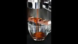 Espresso melting Chocolate with Sage Barista Express #shorts