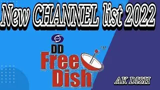 DD FREE DISH NEW CHANNEL LIST 2022 #ddfreedish #newchannelsonddfreedish #dd2022