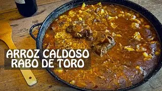 ARROZ CALDOSO DE RABO DE TORO y receta hacer rabo de toro