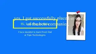 Pragati&rsquo;s Frontend Success Story | Placed at SENAPTEC with TOPS Technologies