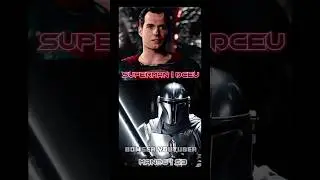 Superman Vs Mando #starwars #dceu #shorts