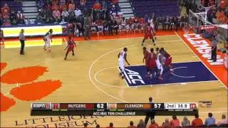Rutgers vs Clemson End of Game Ilegal Screen