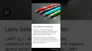 Lamy Safari Fountain pen 🖊️😊