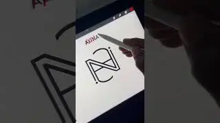 LOGO FOR ALINA💕SUBSCRIBE NOW😍#logo #logodesign #growonyoutube #shortsvideo