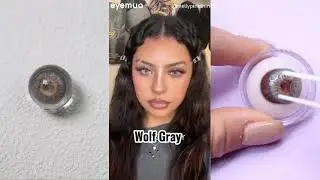 EYEMUA Wolf Gray Colored Contact Lens Review