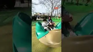 In the park with my mom #park #playground #ps5 #youtuber #kids #fun