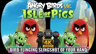 ANGRY BIRDS VR: ISLE OF PIGS  [Clearing all levels of the first phase] YouTube 3D, SBS and Anaglyph