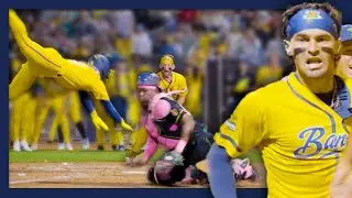 DR Meadows Makes Athletic Dive into Home to Tie The Game | Banana Ball