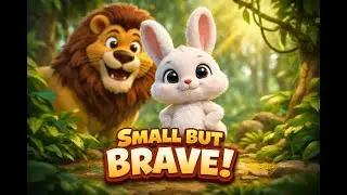 Bobo the Brave Bunny 🐰 | Jungle Animal Moral Story for Kids | 3D Cartoon