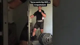 4x4 kg 265 #staccodaterra #record.                    Peso corporeo kg 96,200 &mdash; a Caluso. #power 