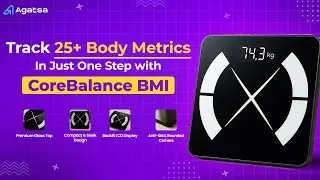 Agatsa BMI Machine &ndash; Track Muscle Mass, Body Fat, BMR & More at Home!