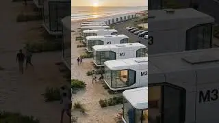 Built in 72h! Pod on golden sand, family BBQ & moonlit ocean swim under stars.