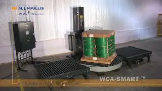 La WCA SMART&trade; de Wulftec   Emballeuse automatique &agrave; table tournante