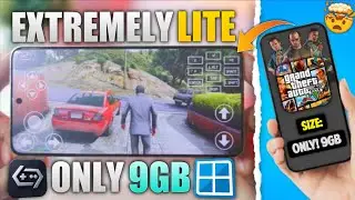 GTA 5 EXTREMELY LITE on Android 😱🔥 | Just 9GB | GAMEHUB / WINLATOR Emulator 