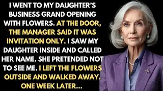 I Went to My Daughter’s Business Grand Opening—She Pretended Not to See Me. One Week Later…