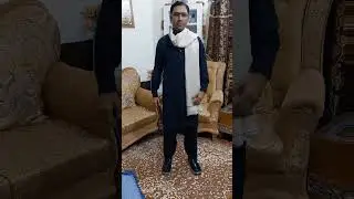 4 Ways to Wear Shawl/ Men Shawl Style| Woolen Shawl
