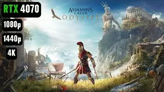 Assassin's Creed Odyssey RTX 4070 FPS TEST | RTX 4070 Benchmark 1080p/1440p/4K