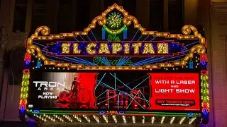 TRON Ares Friday Fan Event and Laser Light Show at the El Capitan Theatre Hollywood CA