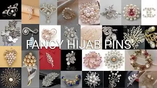 Hijab Scarf Pins | Fancy luxury hijab pins Unique Brooches | Women  Brooches @MuslimFashionstyle