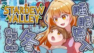 【Stardew Valley 星露谷物語】睡眠導入｜冬天最適合睡前故事了吧！ #35｜澄花ハク