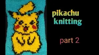 graphic knitting pattern for kids sweater #pikachu #pokemon , step by step 😊