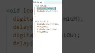Arduino UNO based LED blinking programming tutorial. 