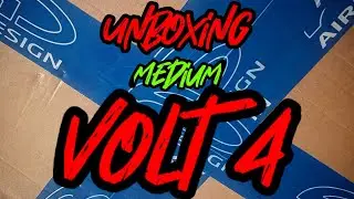 Unboxing the brand new airdesign Volt 4 size medium paraglider