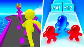 Join Blob Clash 3D | Giant Rush - Gameplay Walkthrough Max Levels (Part 2)