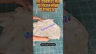 Easy Way to Fold & Organize Women&rsquo;s Clothes #Shorts #clothesfolding #organizinghacks