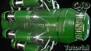 Cinema 4D Tutorial / Redshift Render / Metal Scratch Effect - Curvature
