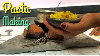PASTA MAKING | TASTY PASTA DISH COOKED ON WOOD FIRE | FOODIE NOOR