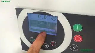 DENAIR Compressor CMC controler language setting and load unload pressure checking