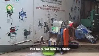 3A fish crushing machine 4kw || fish shredder [3A machinery]