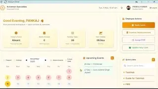 Complete Employee portal with FMS Dashboard 