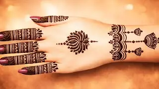 Mehndi design very easy | Mehndi ka design | Mehndi design simple | Mehndi design back hand 