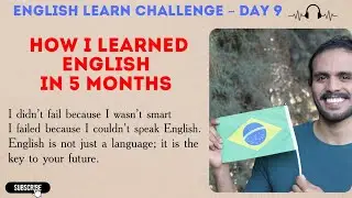 Learn English Through Story | How I Learned English in 5 Months |My true Story | Day-9