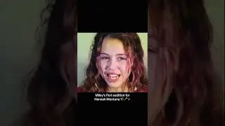 the role was hers🥺 #mileycyrus #hannahmontana #audition #selftape #throwback #nostalgia