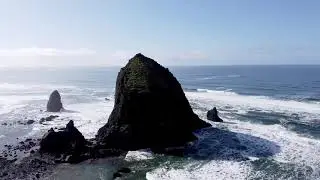 Cannon Beach, Oregon Coast | 4k Drone shots