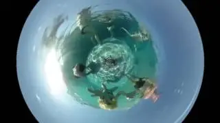 Swimming Pool Fun with 360bubble - tiny planet