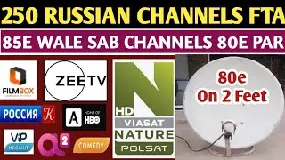Express AM-80E KU Dish Setting on 2 Feet Dish | Ab Horizon 85e Ke Chuti