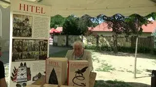 Dr. Sz&aacute;sz I. Tas ki&aacute;ll&iacute;t&aacute;s nyit&oacute;ja a Nagyenyedi Reform&aacute;tus Koll&eacute;giumban &Aacute;prily Lajosr&oacute;l 25.06.21.